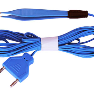 single-use bipolar forceps Adson, straight, 150 mm, tip 1,0 mm, with 2-pin-connector for international models