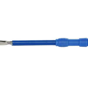 Single-use knife electrode 3.3 × 27 mm, total length 100 mm, shaft diameter 2.4 mm